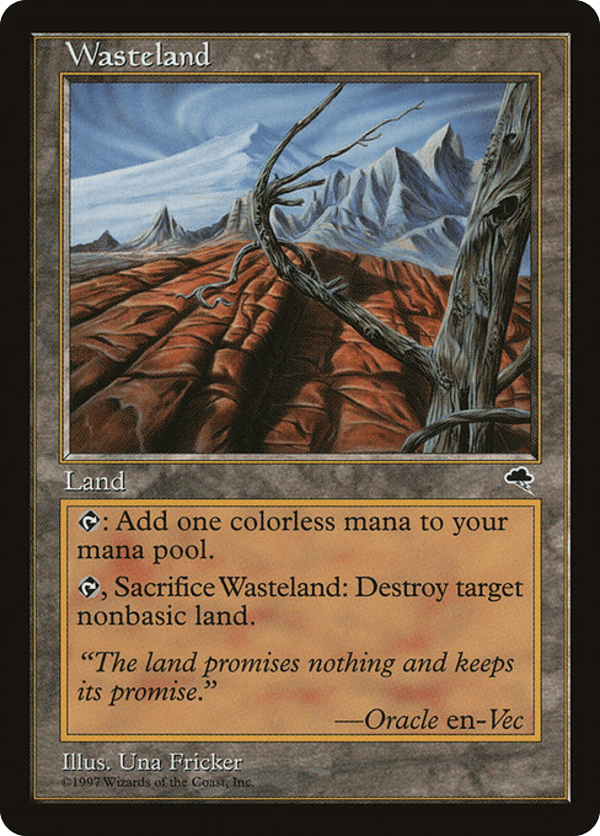 Wasteland - TMP - 330 - EX - MTG