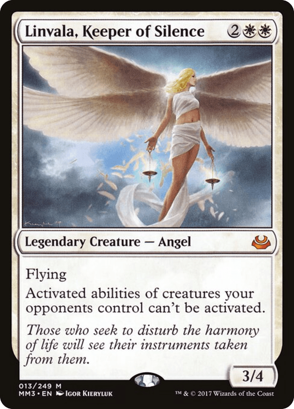 Linvala, Keeper of Silence - MM3 - 13 - NM - MTG