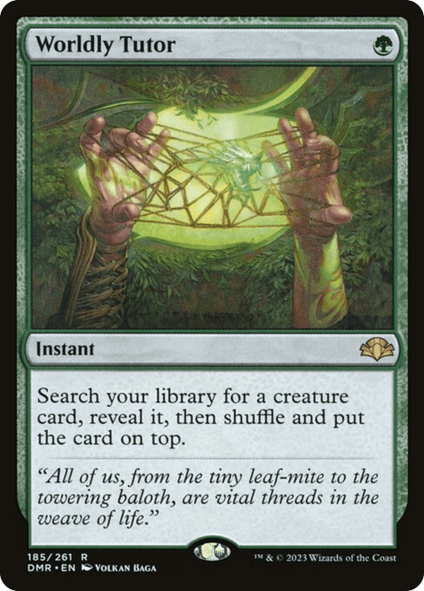 Worldly Tutor - DMR - 185 - NM - MTG