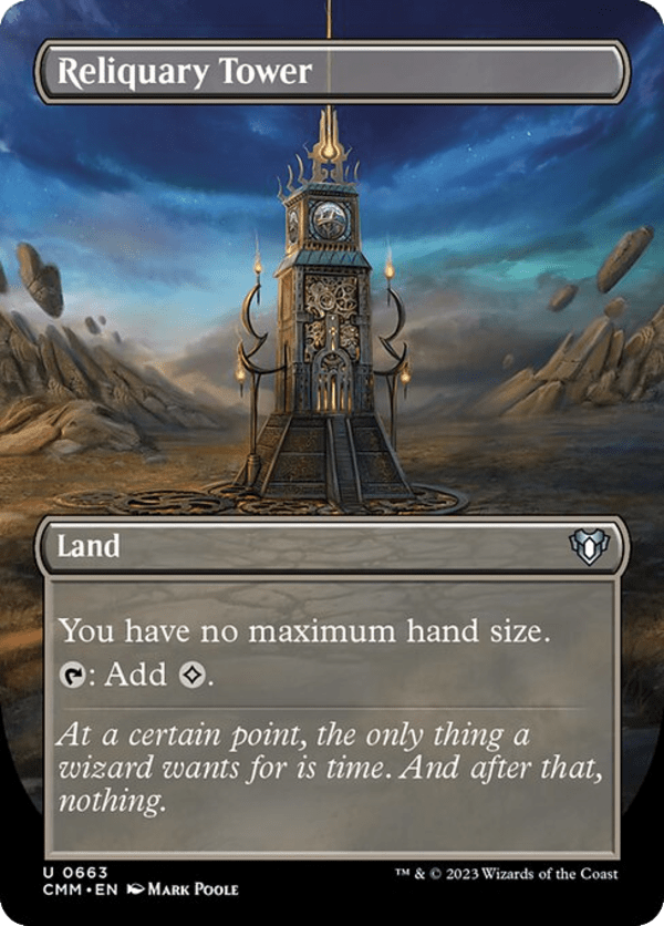 Reliquary Tower - CMM - 663 - Borderless - NM - MTG