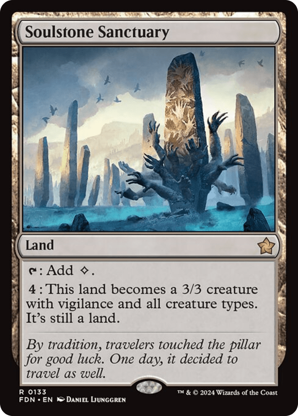 Soulstone Sanctuary - FDN - 133 - Foil - NM - MTG