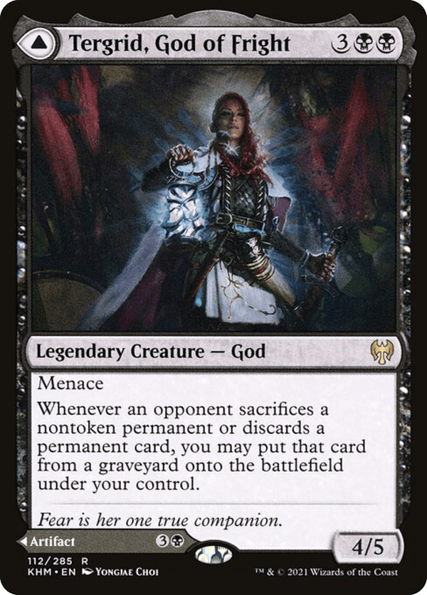 Tergrid, God of Fright // Tergrid's Lantern - KHM - 112 - NM - MTG