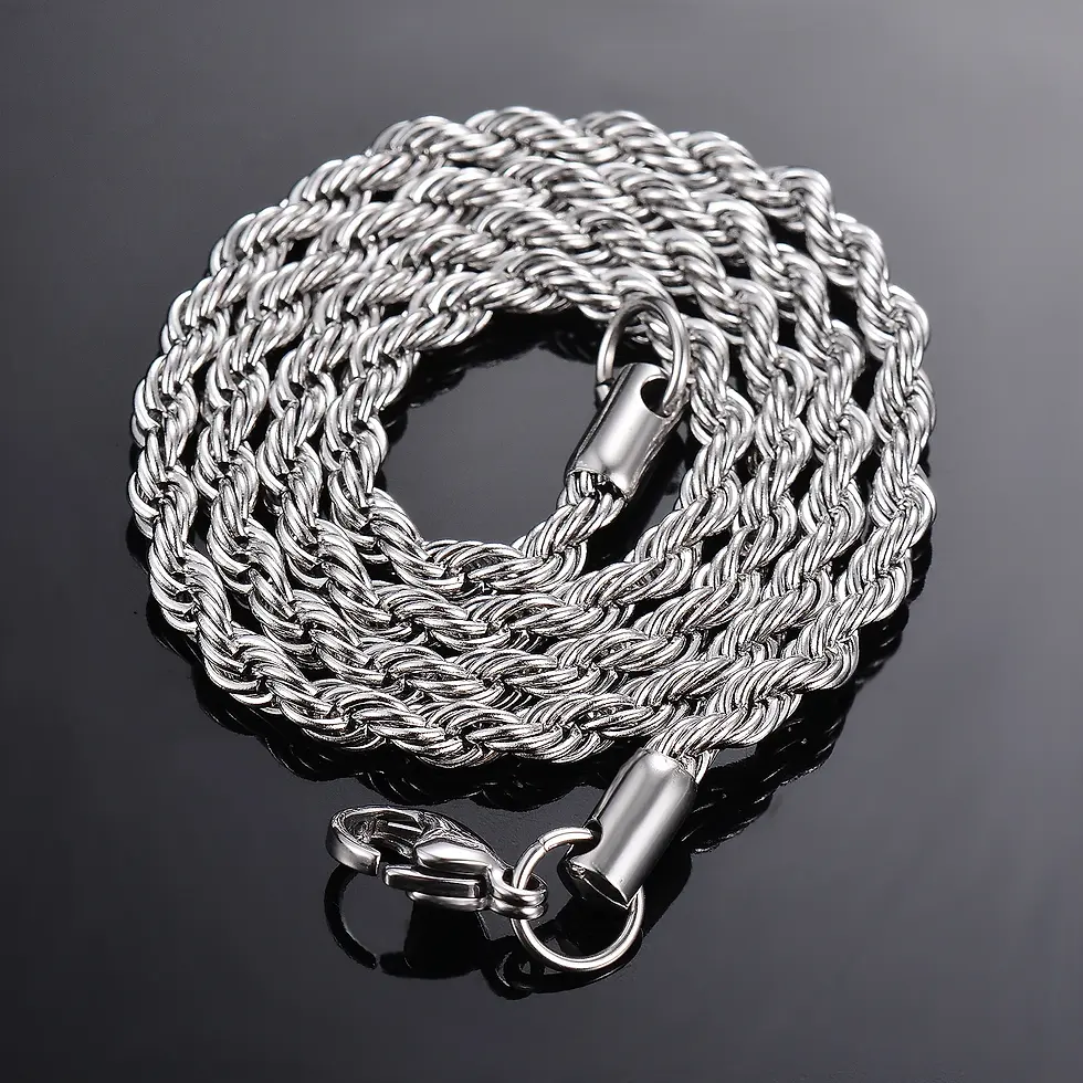 Miniatura: Sterling Rope Chain Collection
