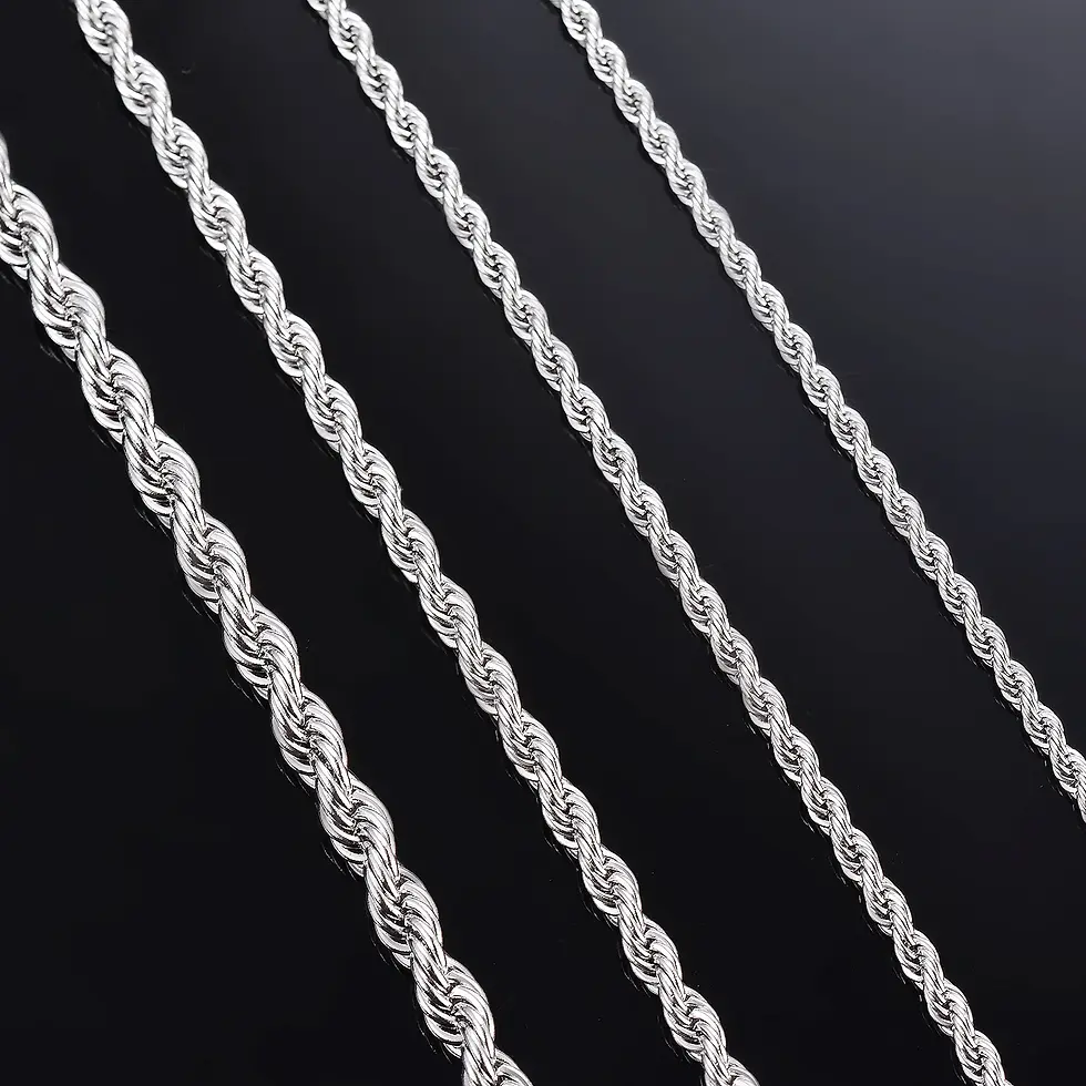 Miniatura: Sterling Rope Chain Collection
