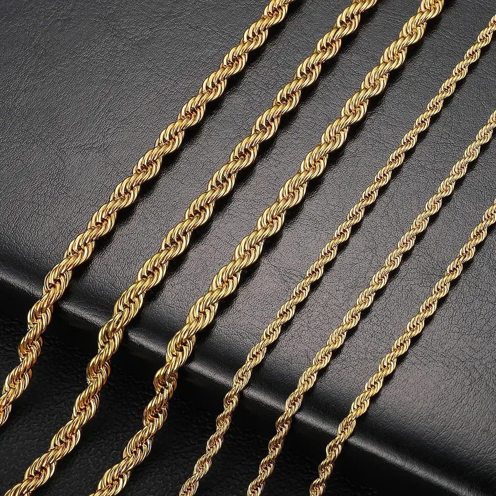 Miniatura: Titan Gold Rope Chain