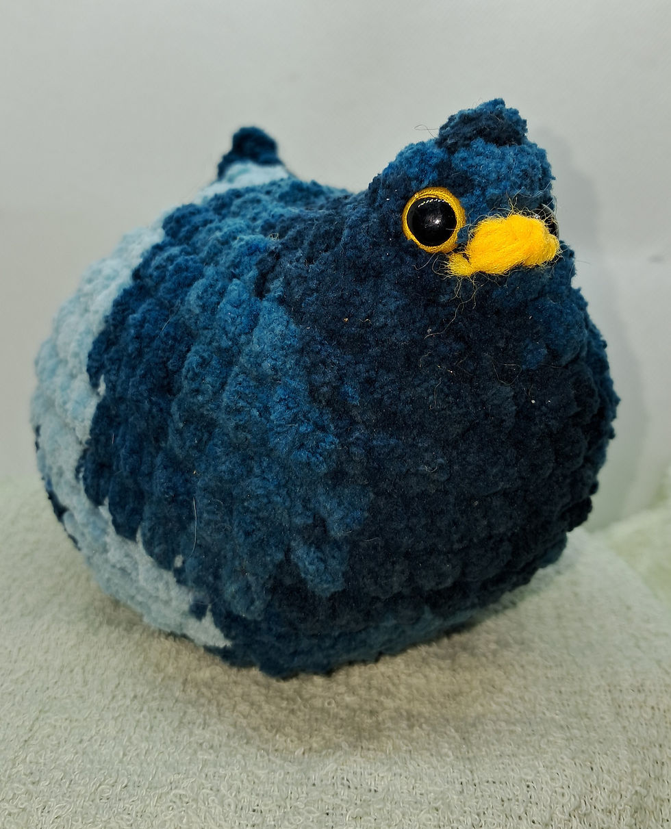 Thumbnail: Crocheted chicken plushies