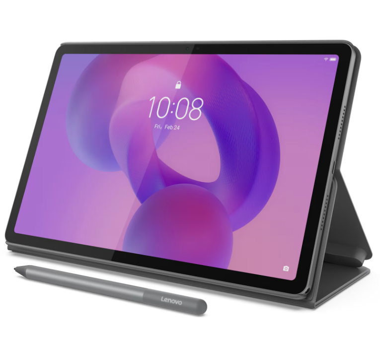 Thumbnail: Idea Tab 11 TB-336FU tablet flat lay with stylus and keyboard cover