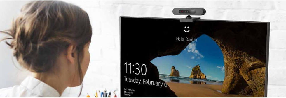 Thumbnail: Lenovo 500 FHD webcam lens detail