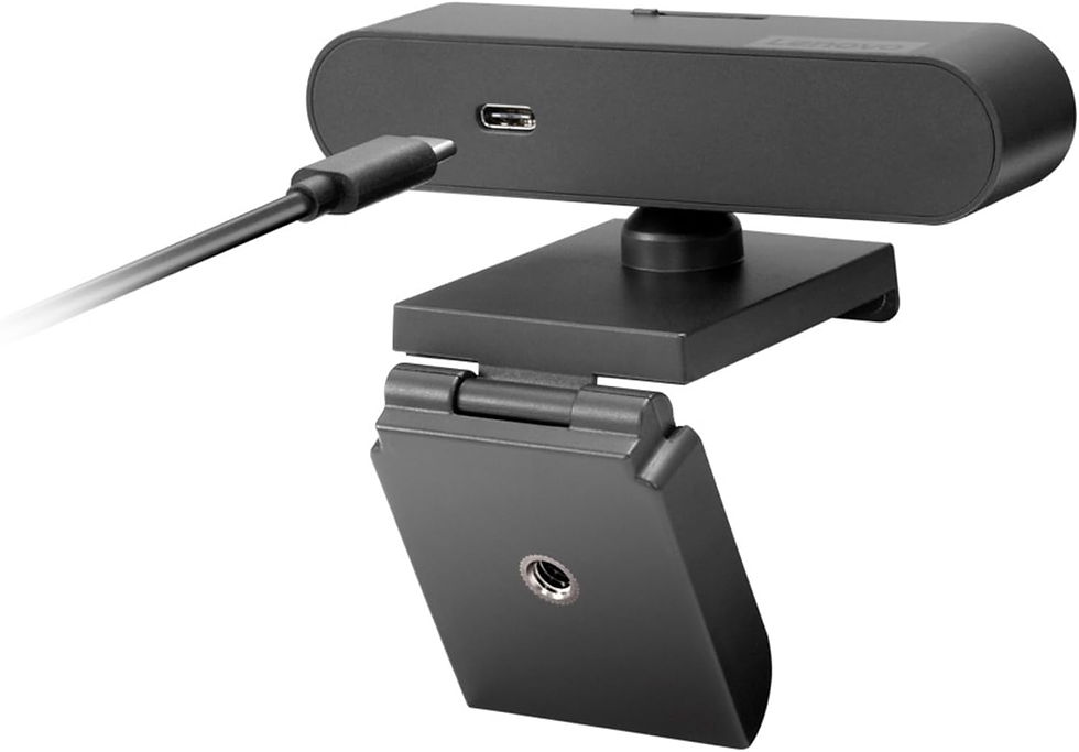 Thumbnail: Lenovo 500 FHD webcam clip-on design