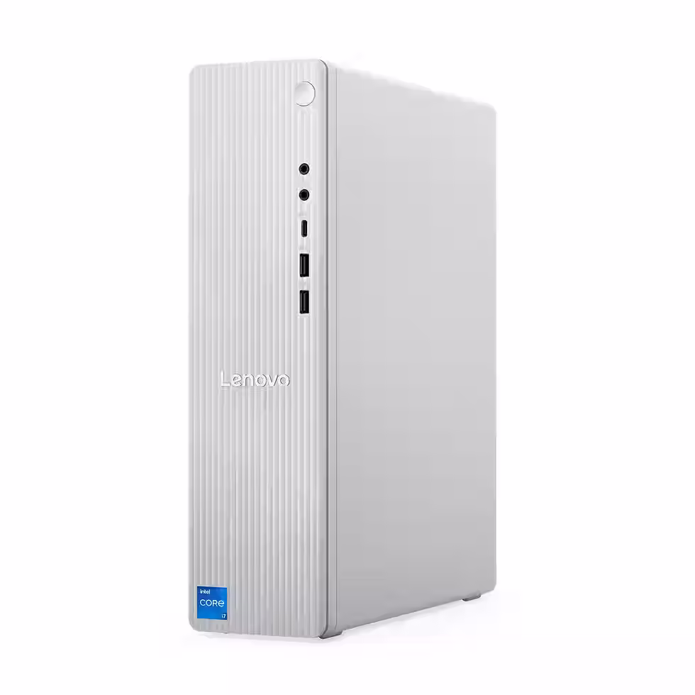 Thumbnail: Lenovo 90XS000UMI desktop with Intel Core i5 processor and Windows 11 Home OS.