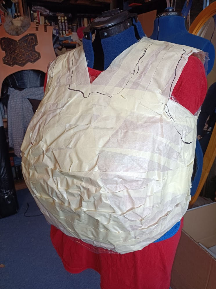 Thumbnail: Clan Chief Breastplate - Plain Female / Ladies Larp / Reenactment Leather Armour