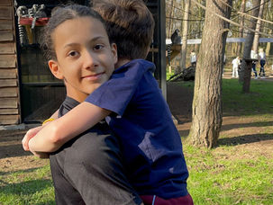 Fin holding his brother H