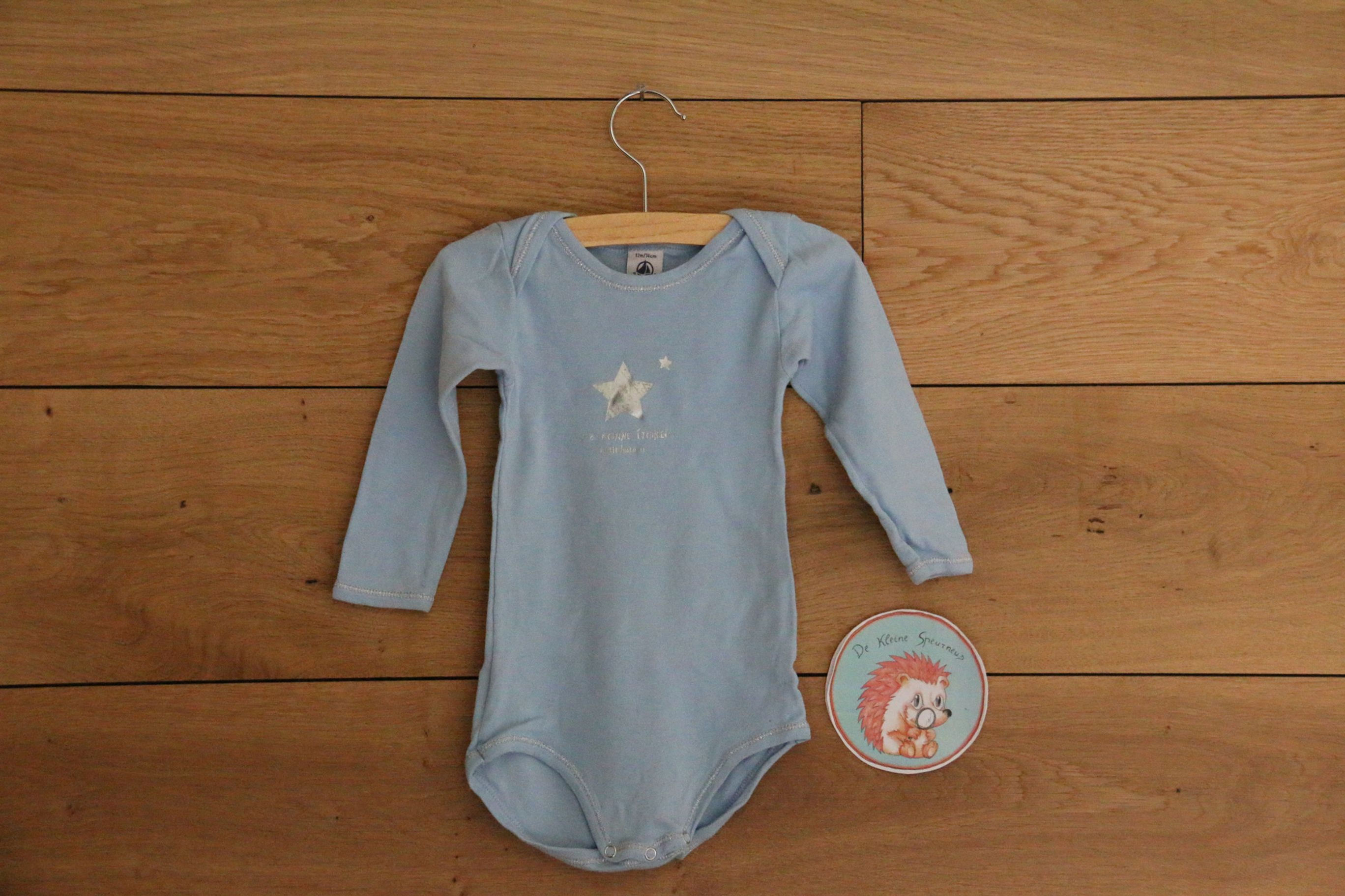 body Petit Bateau lange mouw 12M