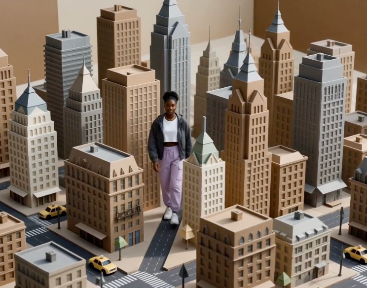 Paper stop motion assembly