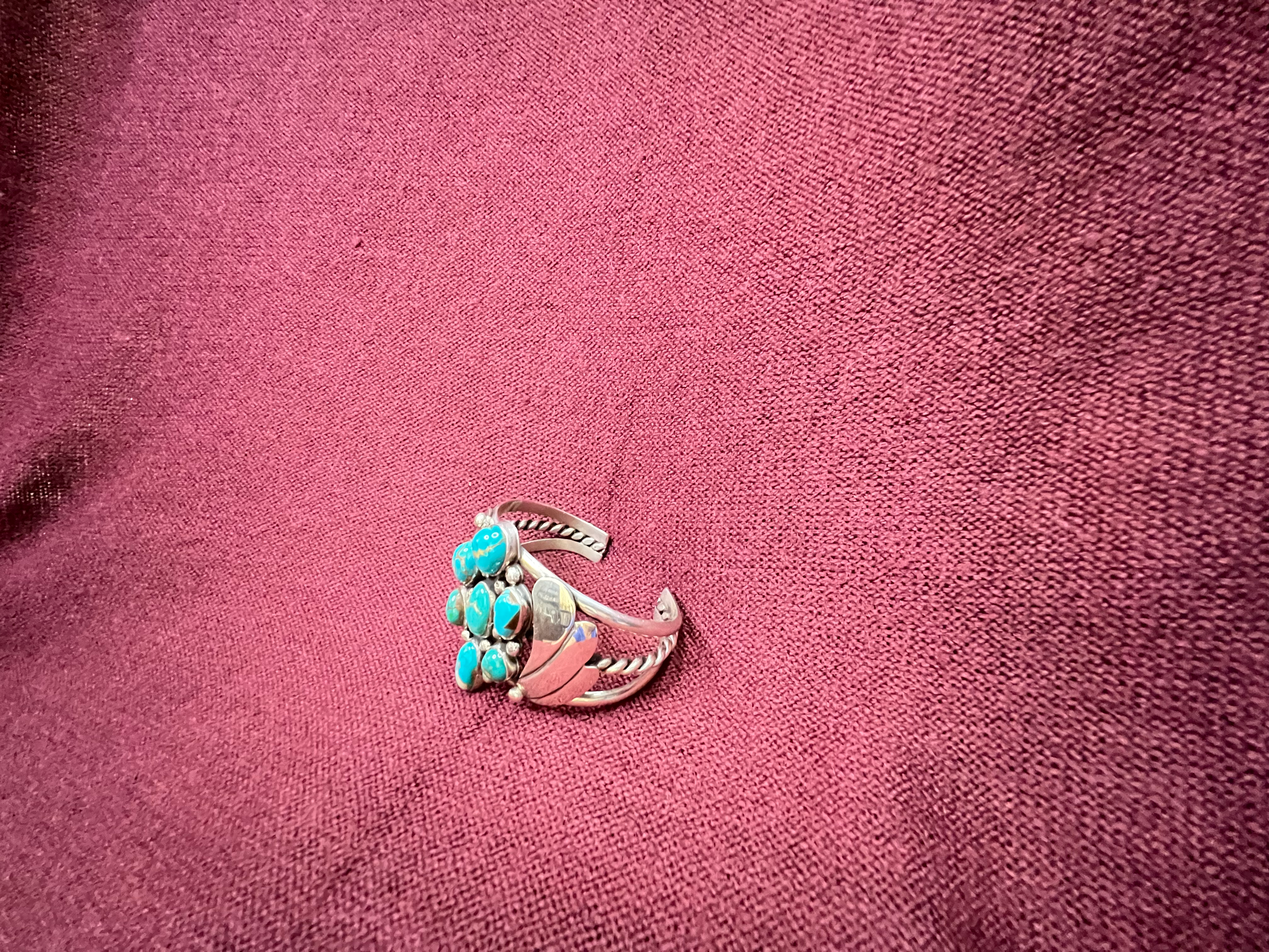 Nevada Turquoise Bracelet - Side Shot