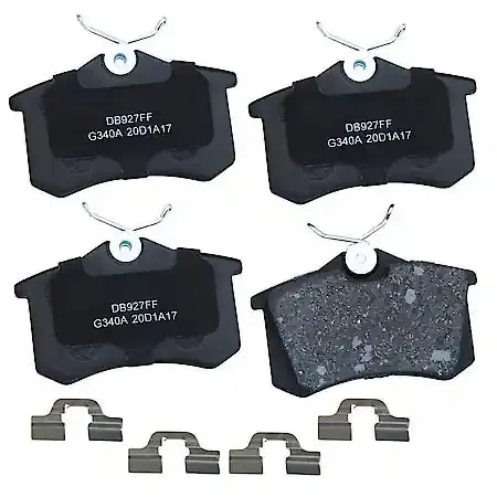 GNAD340A Carquest Premium Gold Brake Pads: With Hardware, Ceramic,