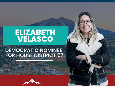 Congrats to Elizabeth Velasco