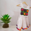 Thumbnail: Hand-Crochet Rose Garden Winter Dress and Coat Set – Multicolor on White