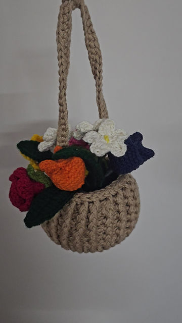 Thumbnail: Mini Floral Crochet Basket & Coconut Shell Candles Gift Set for Women