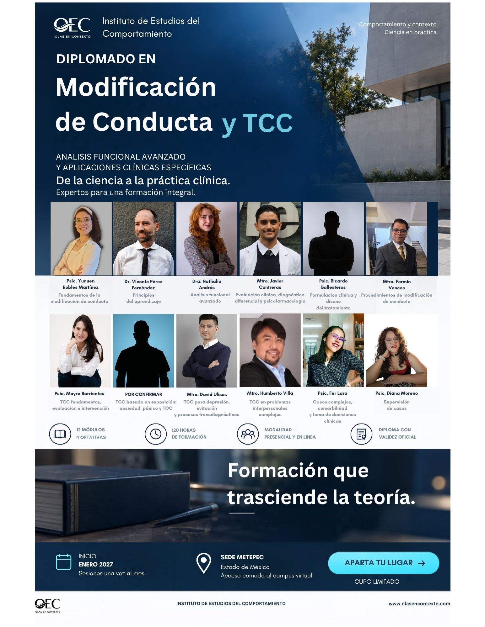 Diplomado en Modificación de Conducta y TCC Análisis Funcional Avanzado