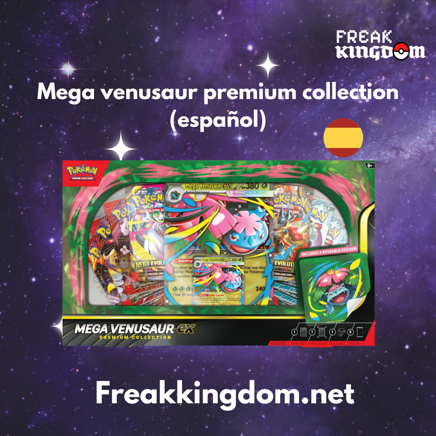 Caja mega venusaur (español)