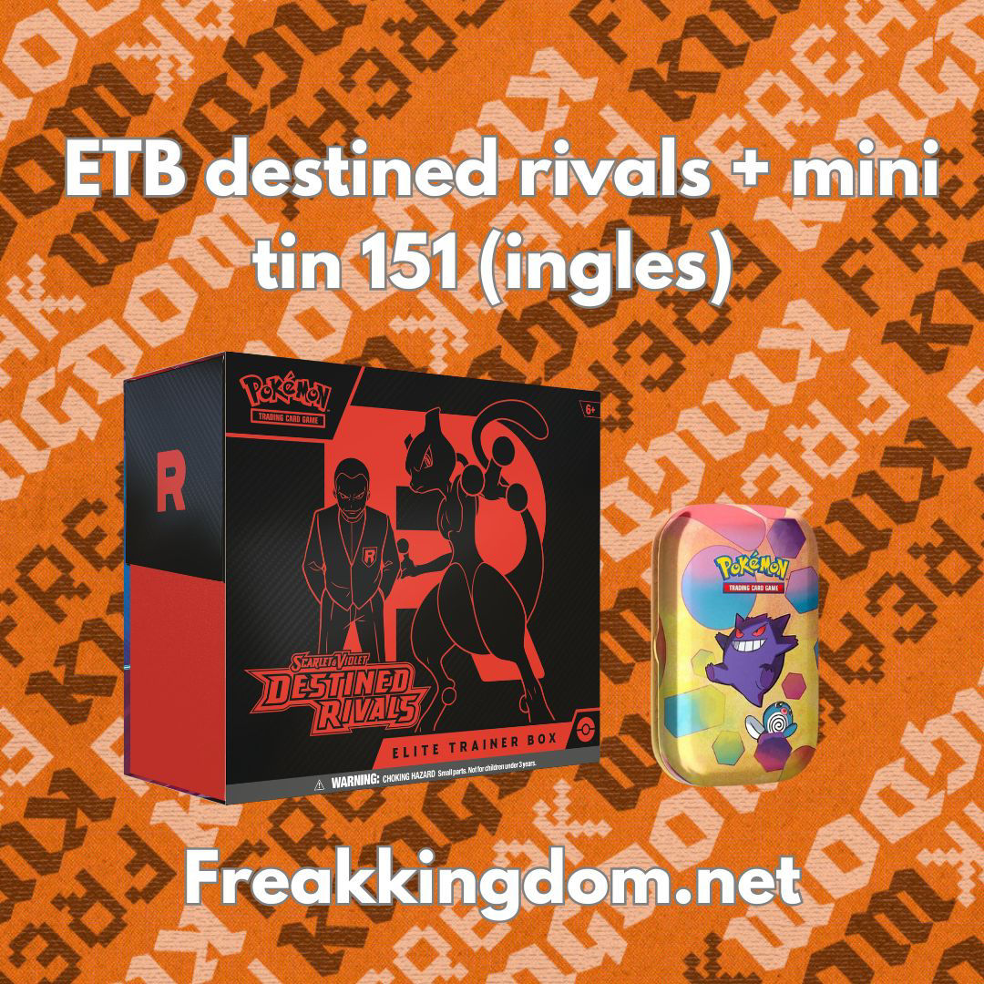 ETB de destined rivals + mini tin 151 (ingles)