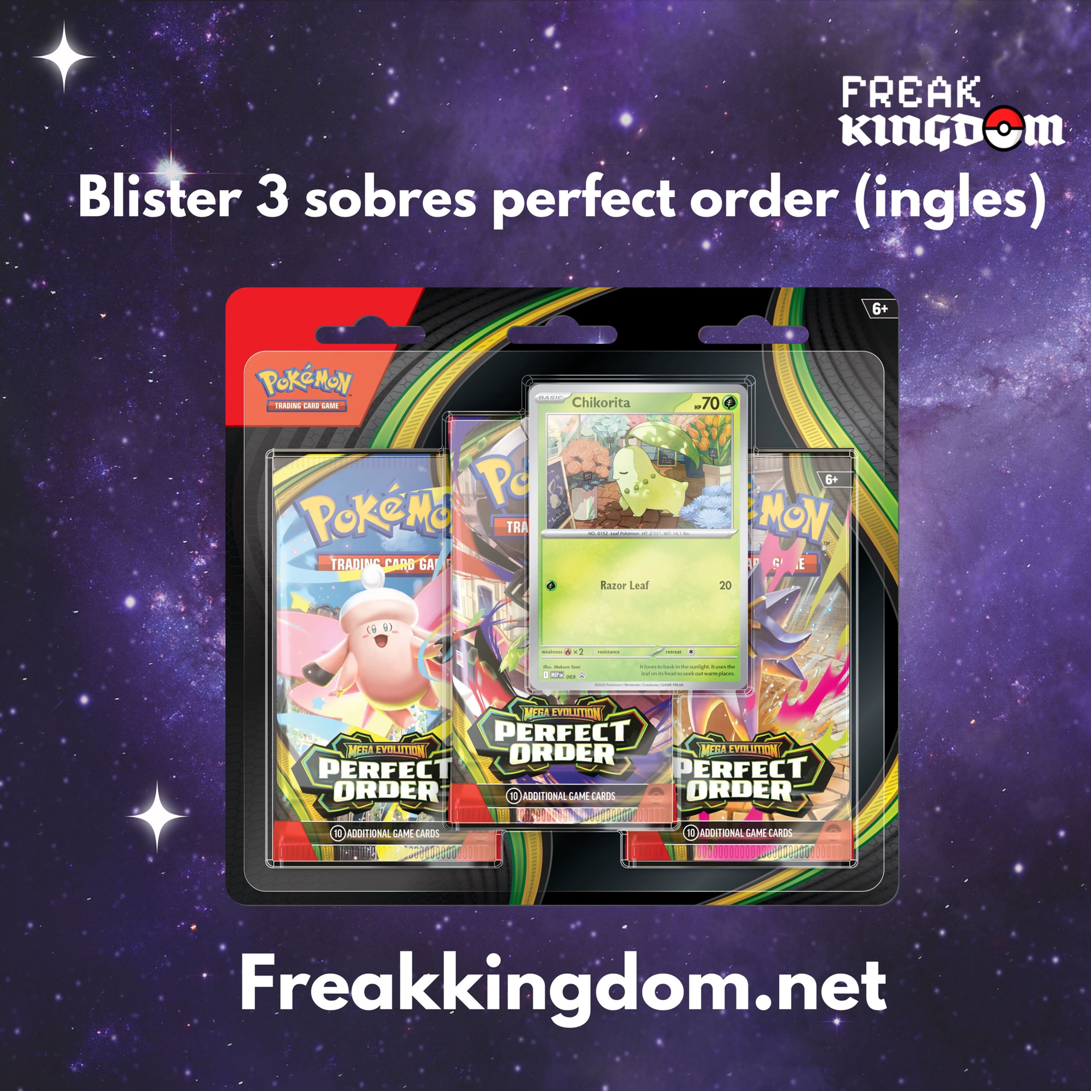 Blister 3 sobres perfect order (ingles)