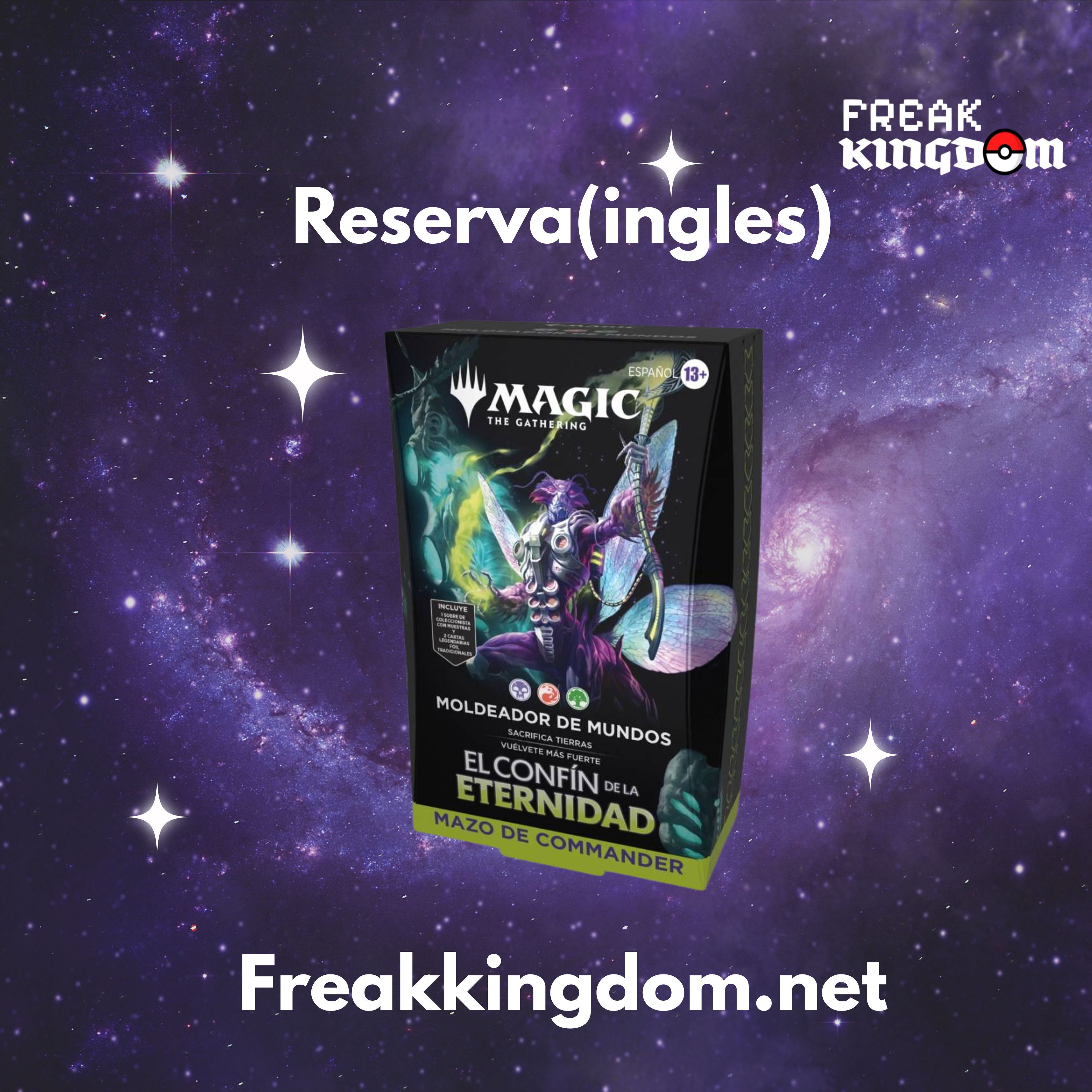 (En stock) precon edge of ethernities Moldeador de mundos(español)