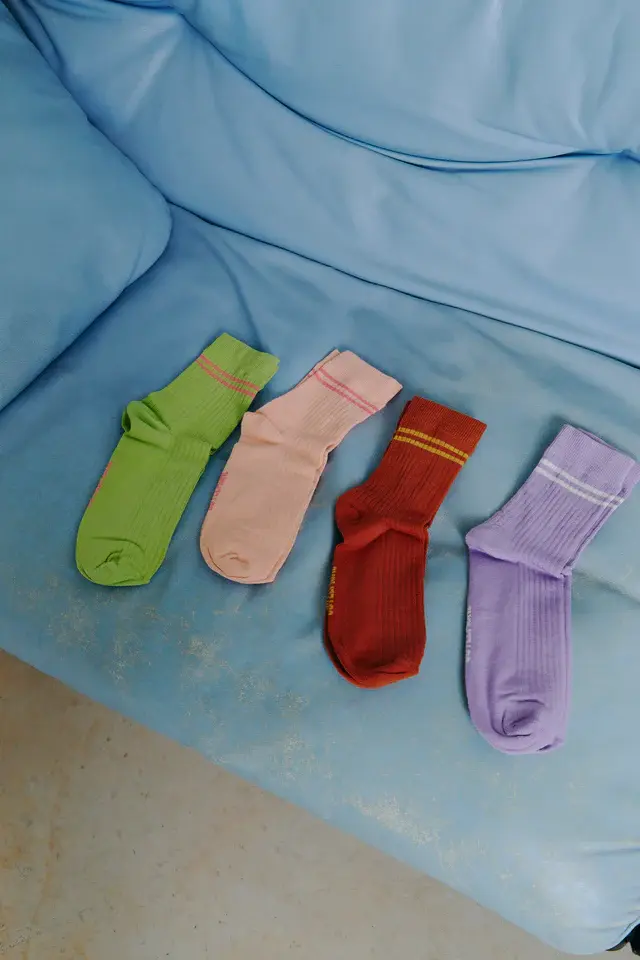 Miniaturbild: Socken Greenish Stripe von JUTELAUNE