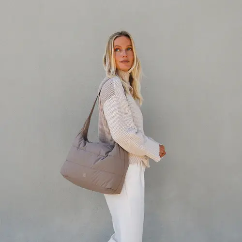 Miniaturbild: Puffer Square Bag Large Monochrome von Got Bag