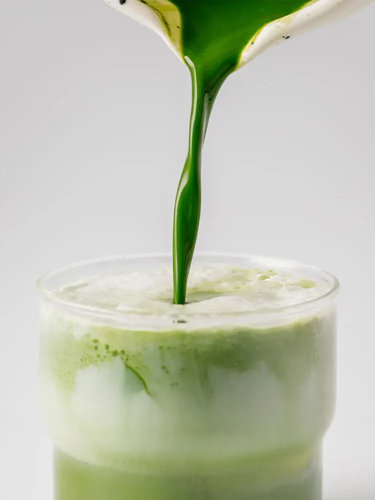 Miniaturbild: Leckerer Ceremonial Grade Matcha mit L-Theanin, Vollmilchpulver und Vanillegeschmack