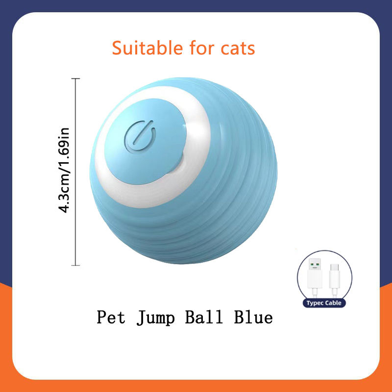 Brinquedos inteligentes para cães, bola eletrônica interativa para animais de