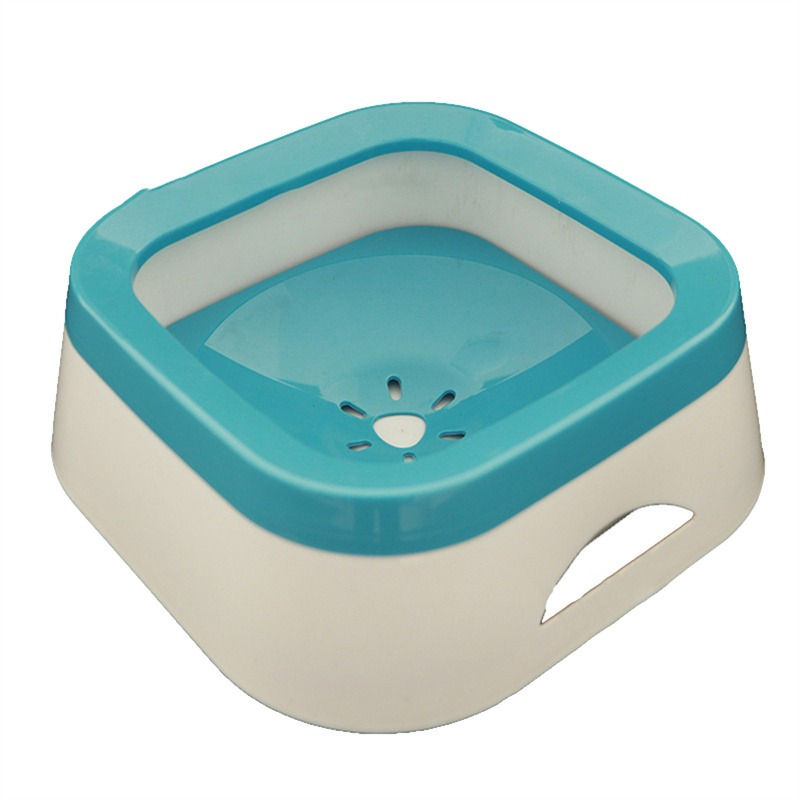 Miniatura: Tigela de água anti-respingo para cães, 1l, grande capacidade, bebedor, tigela