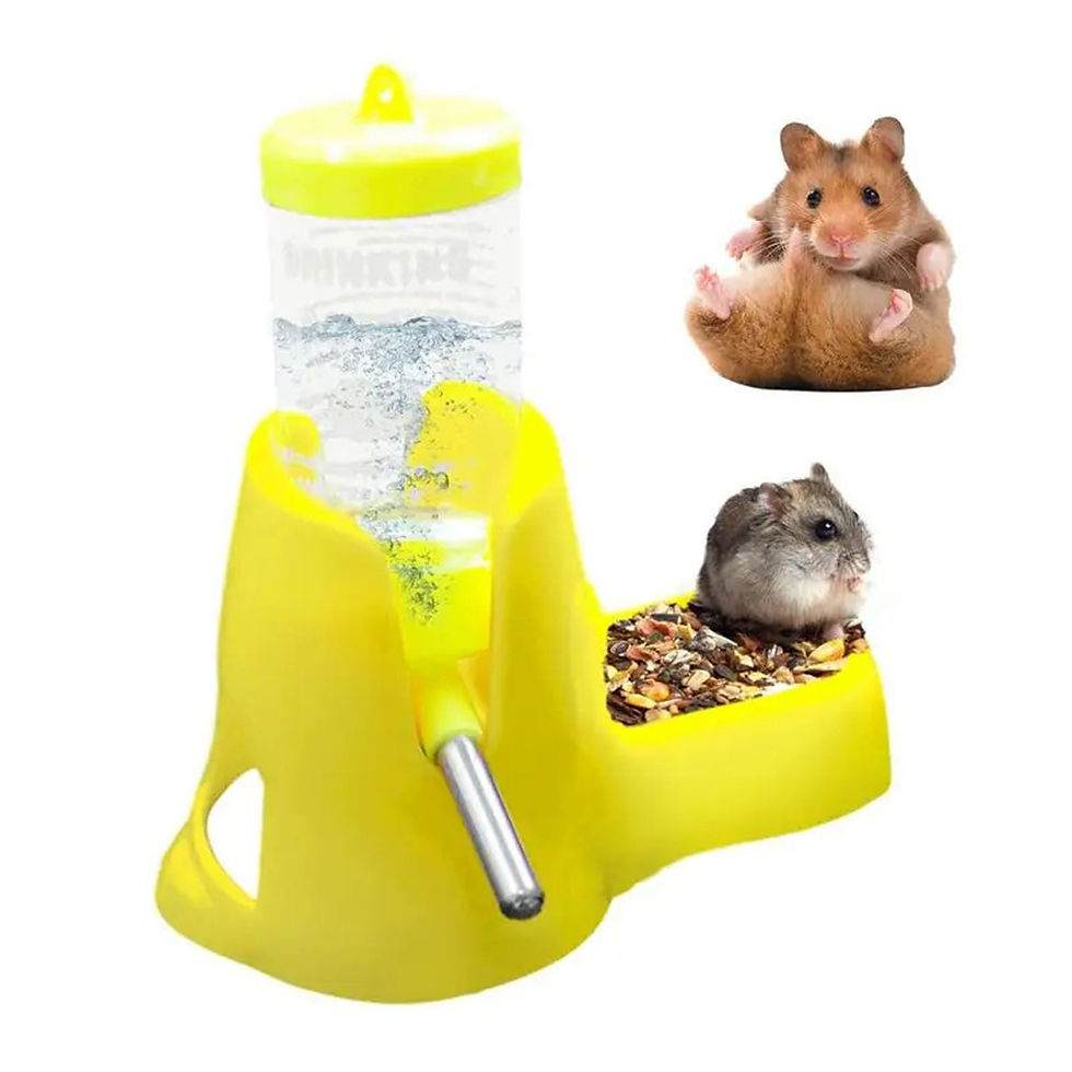 Miniatura: Alimentador de água para hamster, dispensador automático de animais pequenos, 