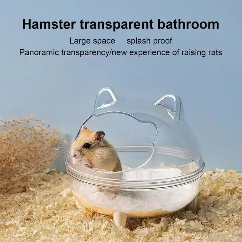 Vaso sanitário para hamster, casa de banho de chinchila, urso dourado, banheiro