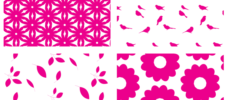 Free Spring Illustrator Patterns For Vivid UV (Scodix)