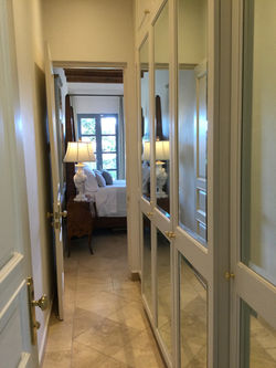 Bedroom 1 closet hallway to bath