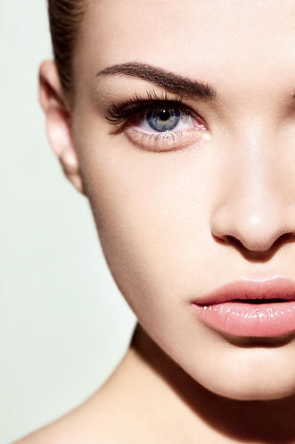 Model's Lower Face