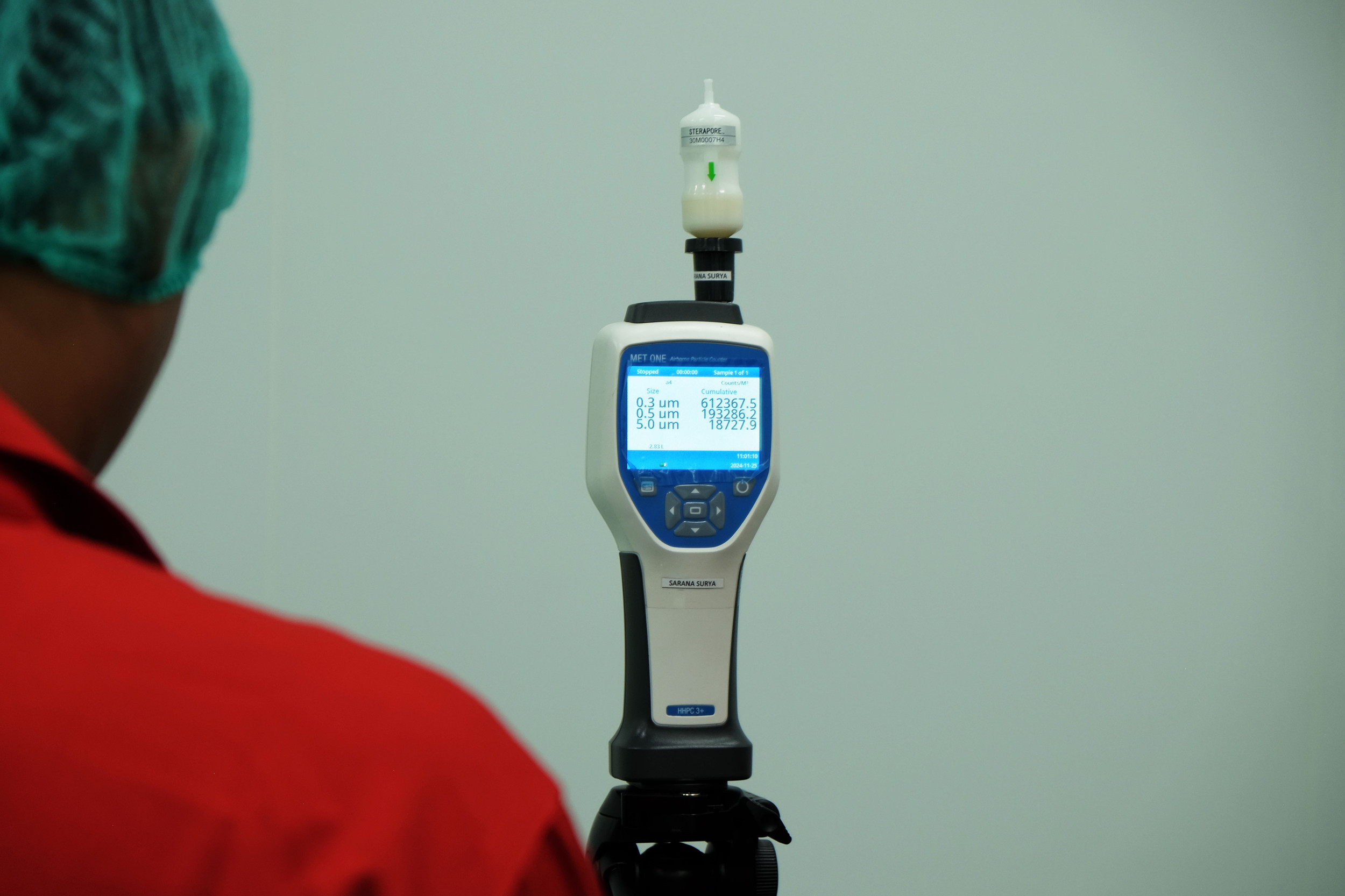 Particle Counter Test | Sarana Surya