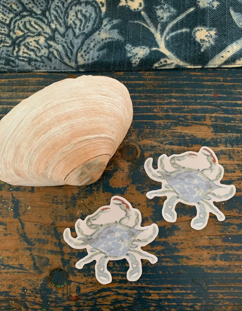 Thumbnail: Blue Crab Vinyl Sticker