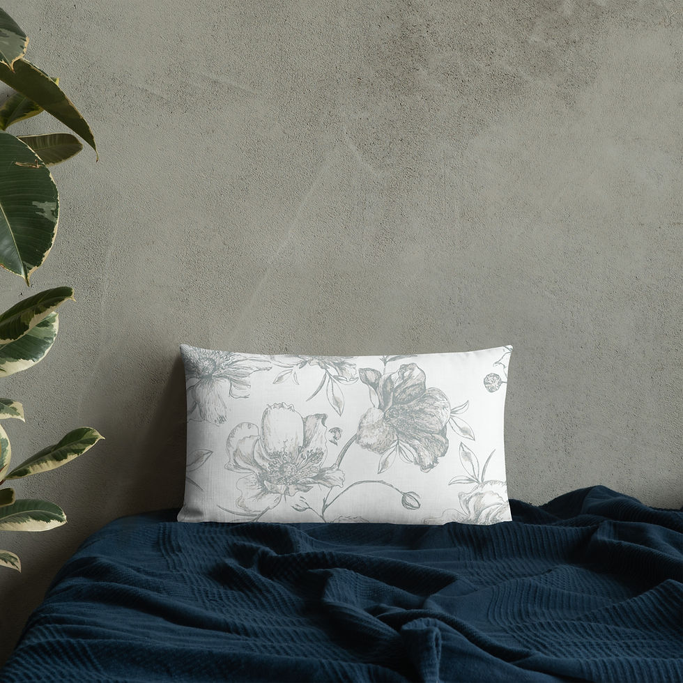 Thumbnail: Wild Roses Premium Pillow