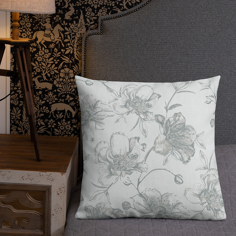 Thumbnail: Wild Roses Premium Pillow
