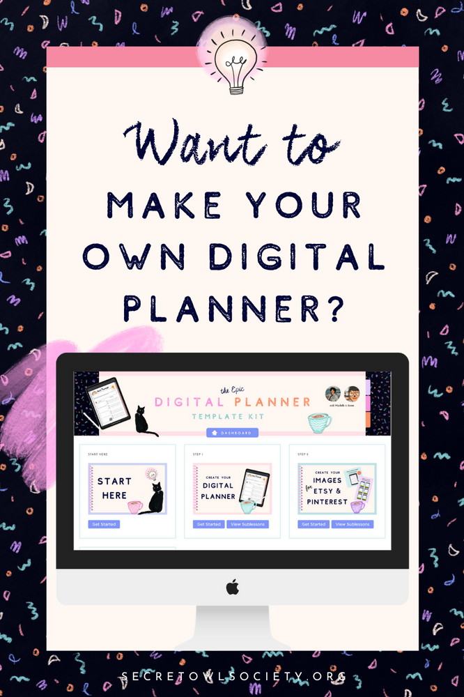 How to create & sell digital planners on Etsy