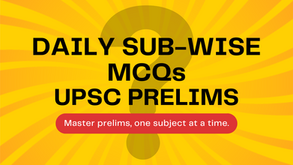 Daily UPSC Prelims MCQs - Economy - 2nd March 2026