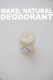 Natural Deodorant that actually works