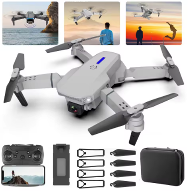 Miniatura: DLI E88 Drone Profissional 4K HD WiFi Câmera Dupla 