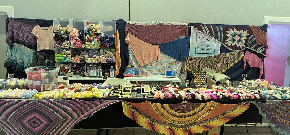 photo de mon stand à Woolstock 2025