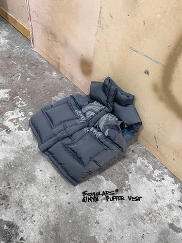 Scholars Onyx Puffer Vest | Reckless 