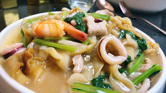 海鲜什河 SEAFOOD HORFUN IN GRAVY