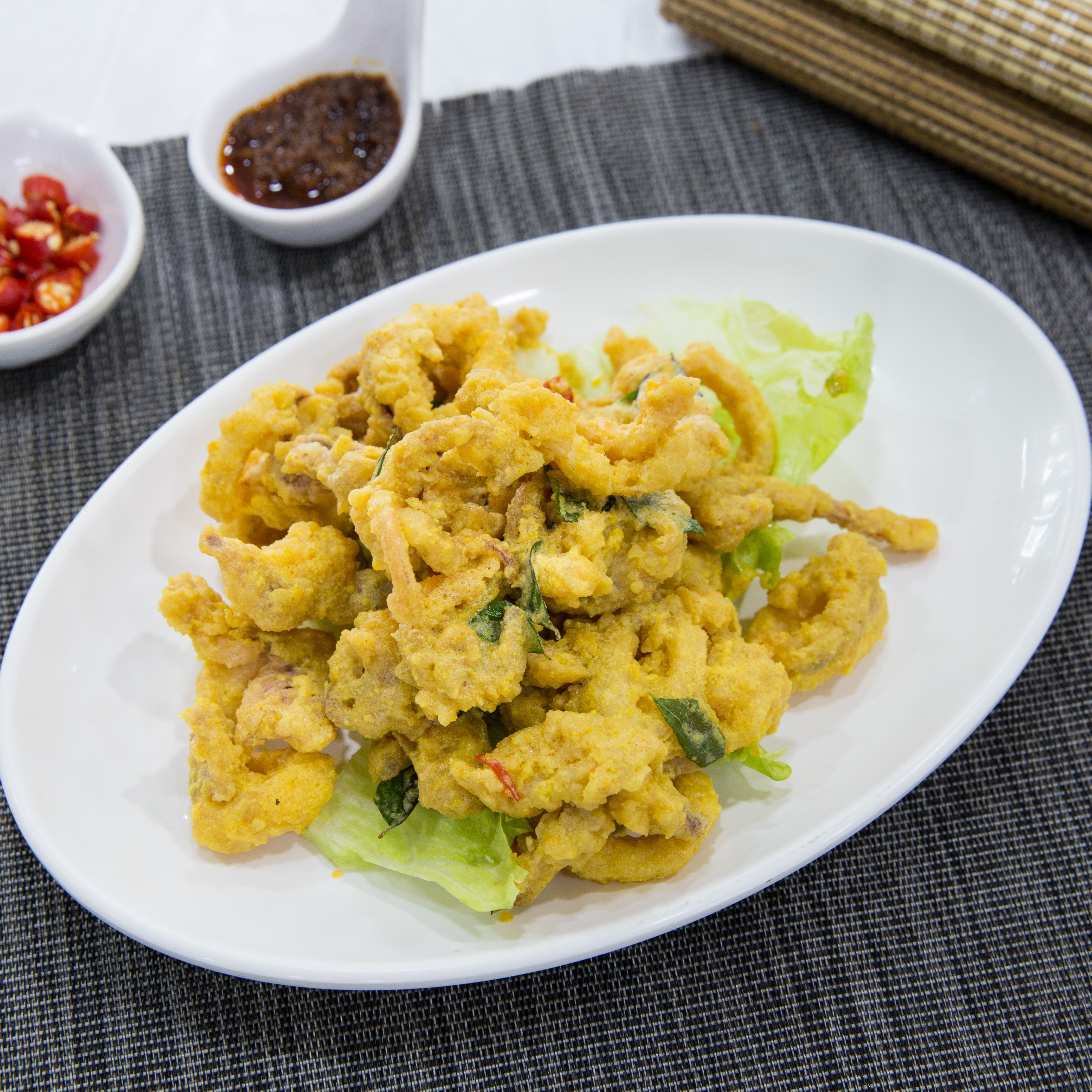 Arranged Food and Objects